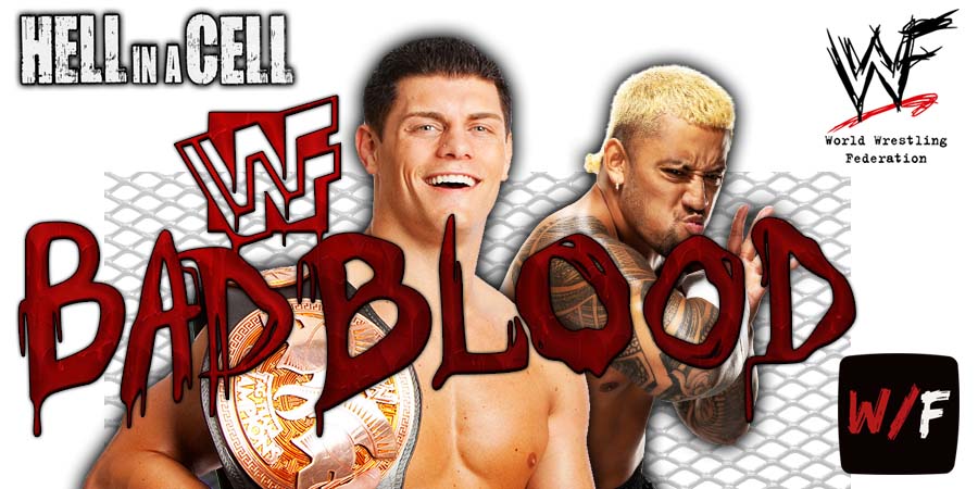 Cody Rhodes Vs Solo Sikoa Bad Blood Hell In A Cell 1 WWE WrestleFeed App