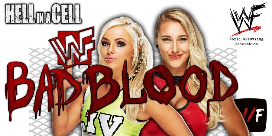 Liv Morgan Vs Rhea Ripley Bad Blood Hell In A Cell 1 WWE WrestleFeed App