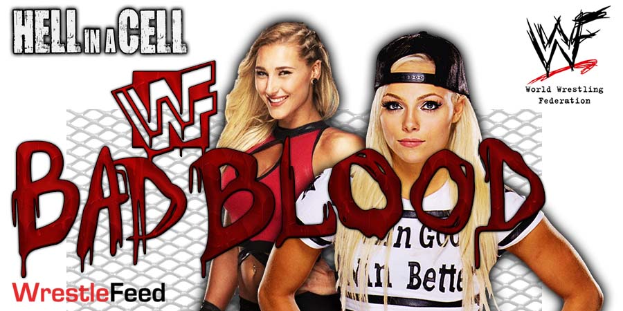 Rhea Ripley Vs Liv Morgan Bad Blood Hell In A Cell 3 WWE WrestleFeed App