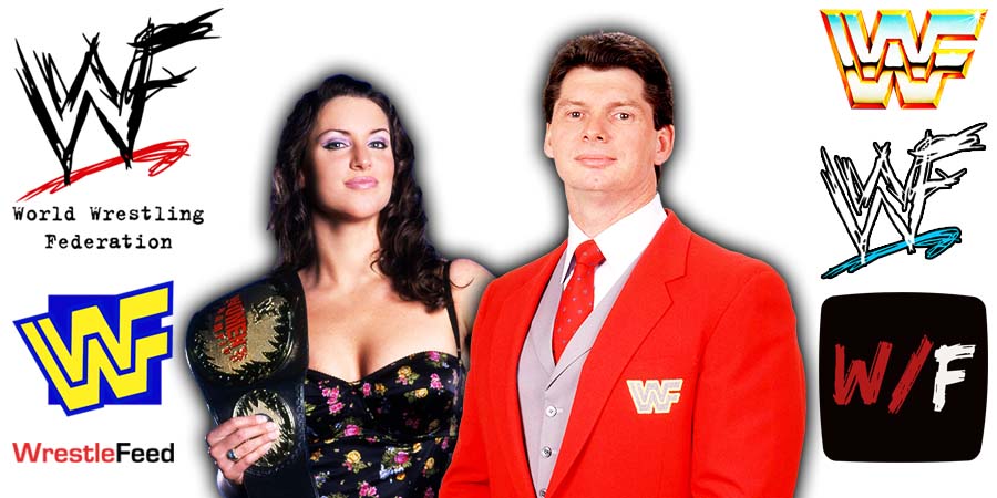 Stephanie McMahon And Vince McMahon Red Article Pic WrestleFeed App