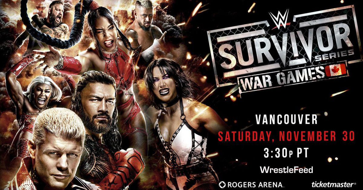 Survivor Series 2024 Official Poster Banner WrestleFeed App
