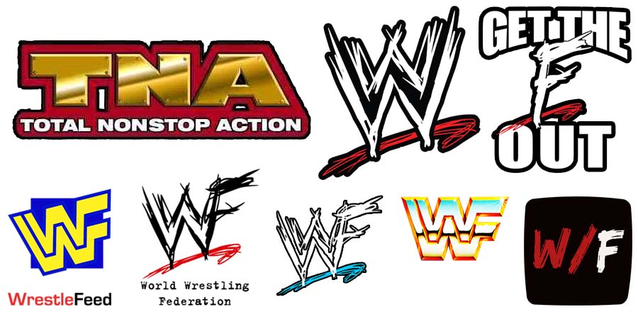 TNA Total Nonstop Action And WWE F Logos WrestleFeed App