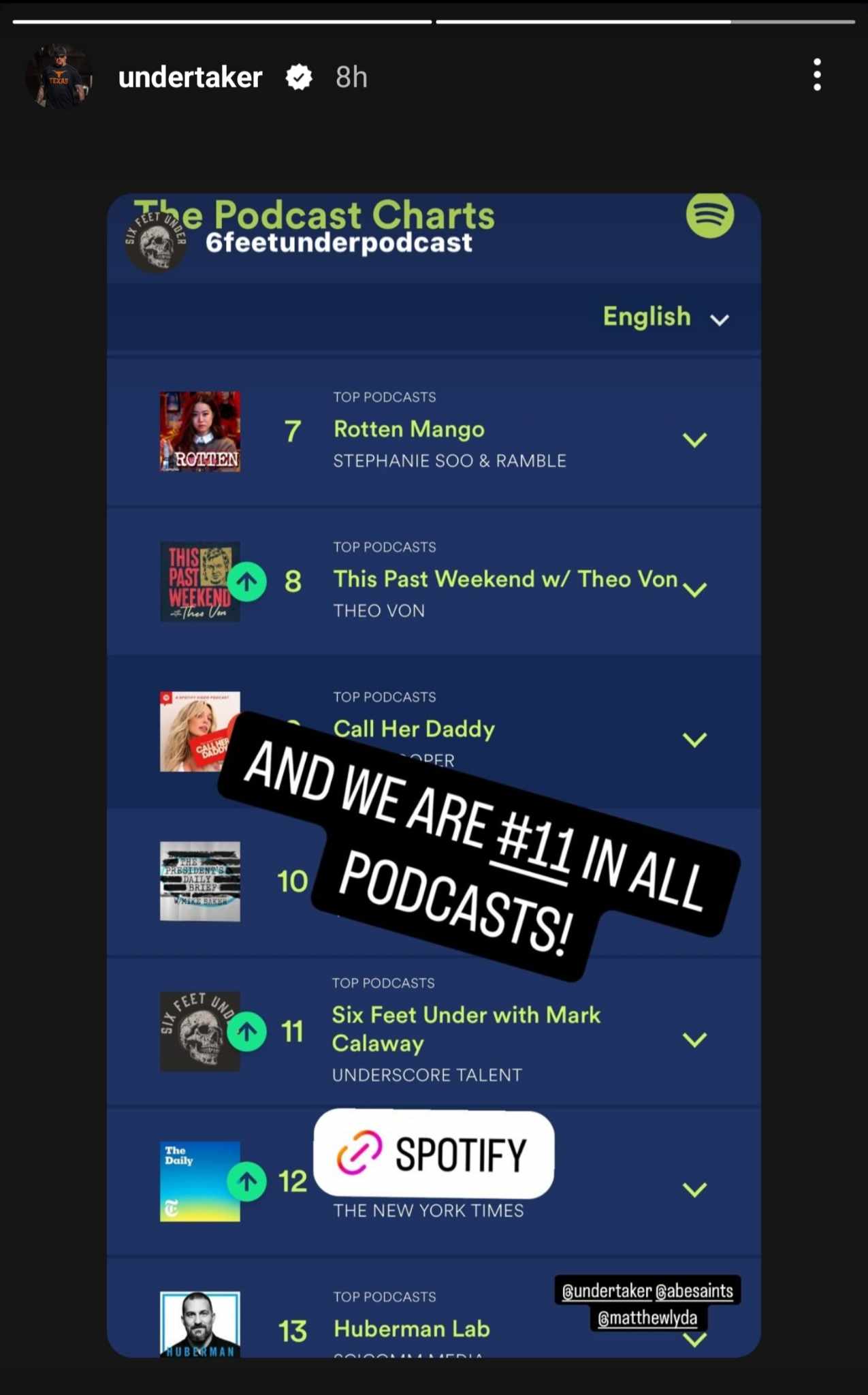 Undertaker Six Feet Under With Mark Calaway Podcast No. 11 Podcast In USA