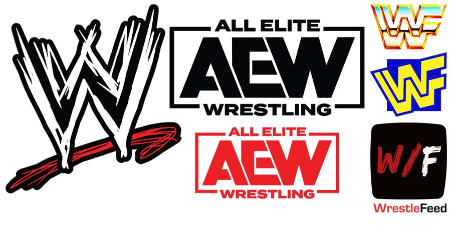WWE And AEW Logos WrestleFeed App