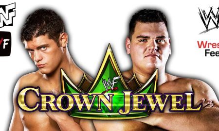 Cody Rhodes Vs Gunther WALTER Crown Jewel 4 WrestleFeed App