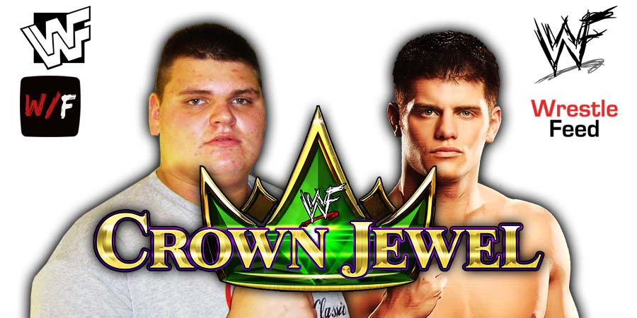 Gunther WALTER Vs Cody Rhodes Crown Jewel 6 WrestleFeed App