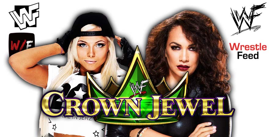 Liv Morgan Vs Nia Jax Crown Jewel 1 WrestleFeed App