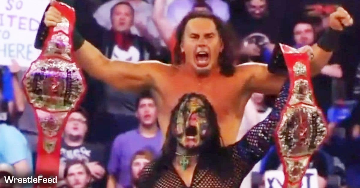 Matt Jeff Hardy Boyz Win TNA World Tag Team Championship Bound For Glory 2024 WrestleFeed App