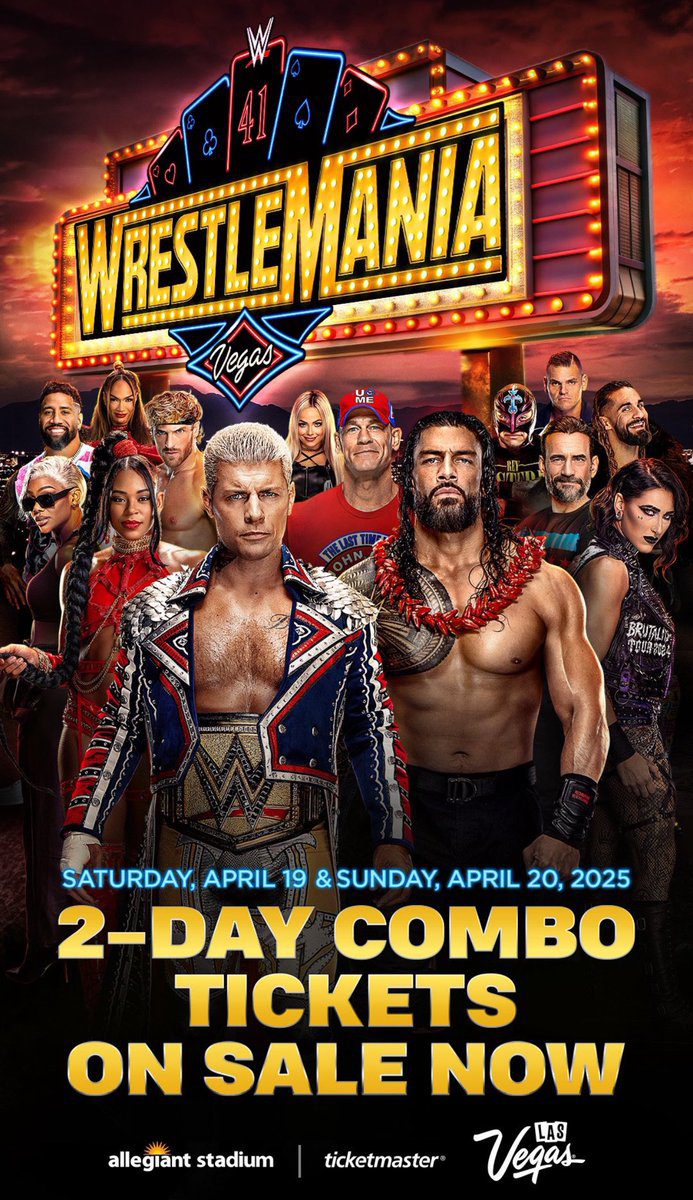 New WrestleMania 41 Graphic