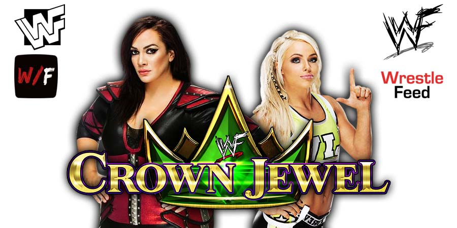Nia Jax Vs Liv Morgan Crown Jewel 3 WrestleFeed App