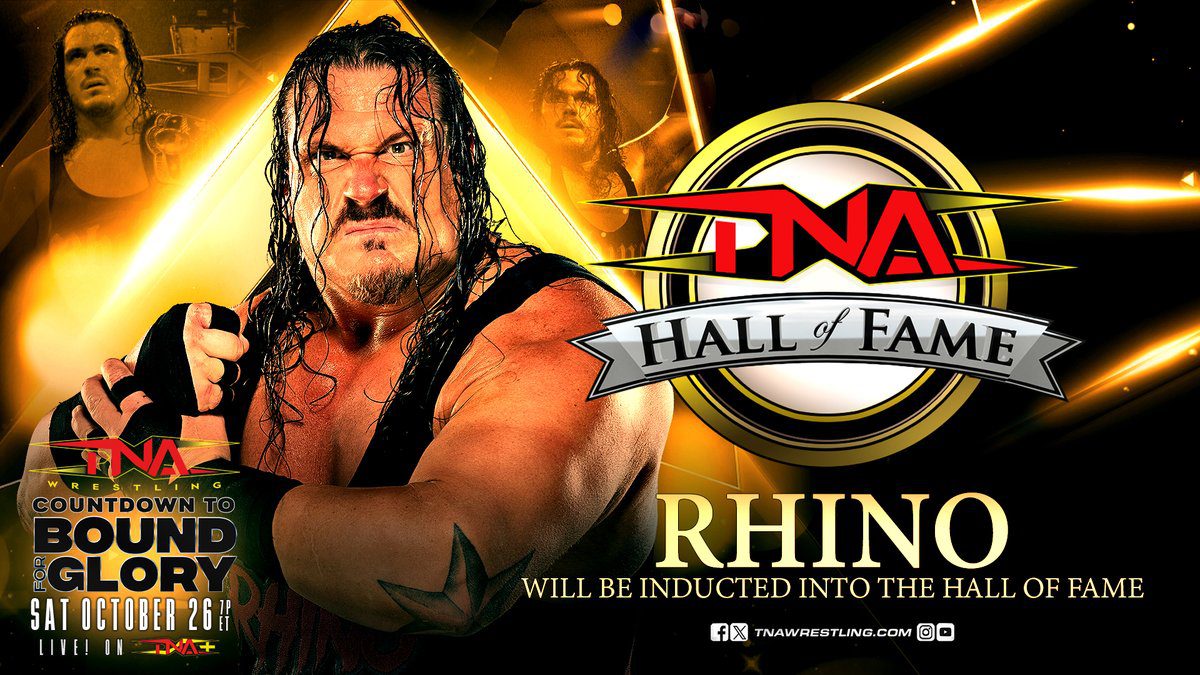 Rhino Rhyno TNA Wrestling Hall Of Fame 2024
