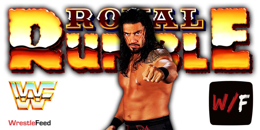 Roman Reigns Royal Rumble 5 WrestleFeed App