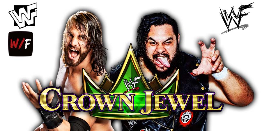 Seth Rollins Vs Bronson Reed Crown Jewel 2024 2 WWE WrestleFeed App