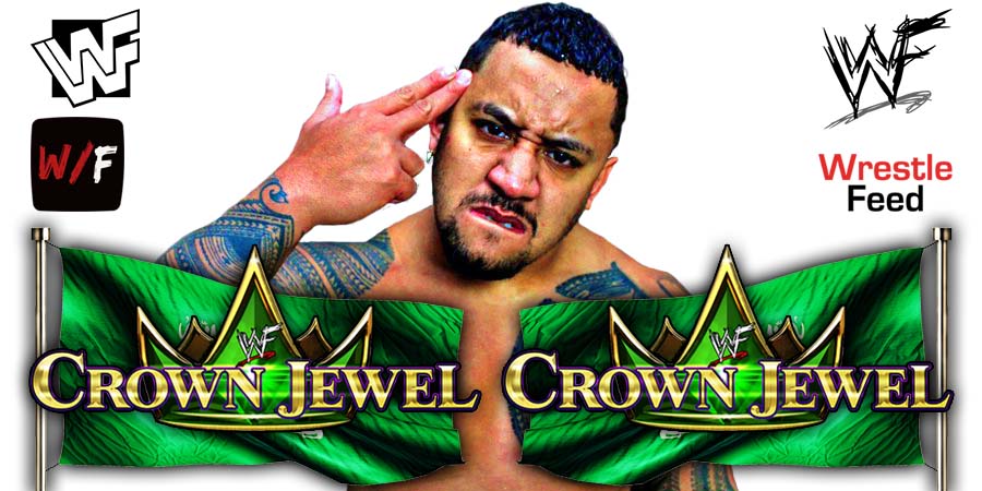 Solo Sikoa Crown Jewel 2 WrestleFeed App