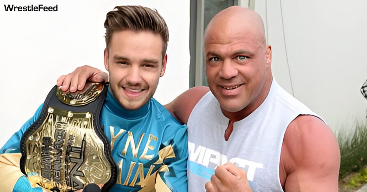TNA Impact Wrestling World Heavyweight Champion Liam Payne One Direction Kurt Angle 2013 WrestleFeed App