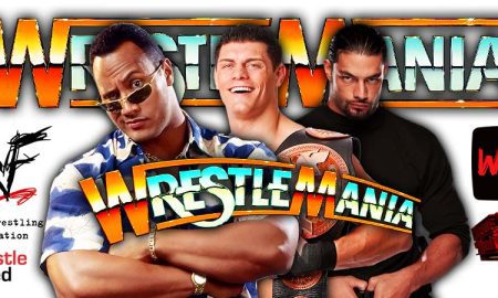 The Rock Dwayne Johnson Cody Rhodes Roman Reigns WrestleMania WWF 3 WrestleFeed App