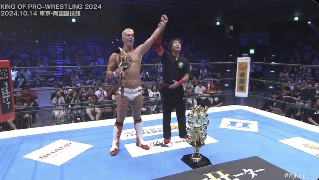 Zack Sabre Jr Wins IWGP World Heavyweight Championship NJPW King Of Pro-Wrestling 2024