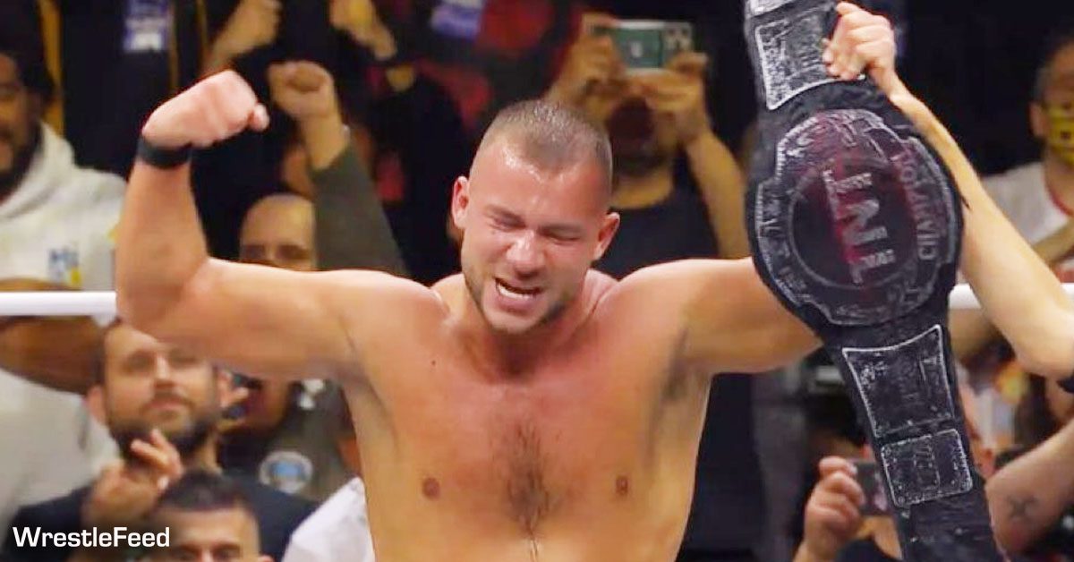 Daniel Garcia Wins TNT Championship AEW Full Gear 2024 WrestleFeed App