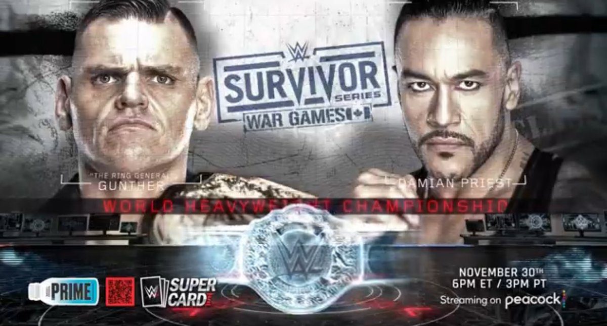Gunther vs Damian Priest Survivor Series 2024
