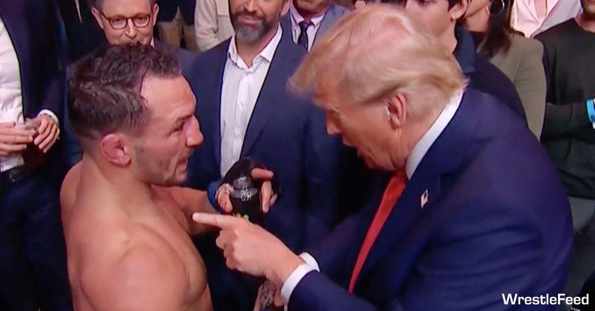 Michael Chandler Donald Trump UFC 309 WrestleFeed App