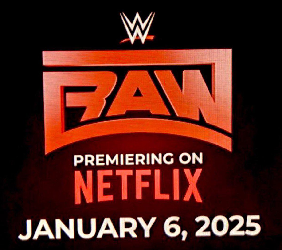 RAW New Logo On Netflix January 6 2025