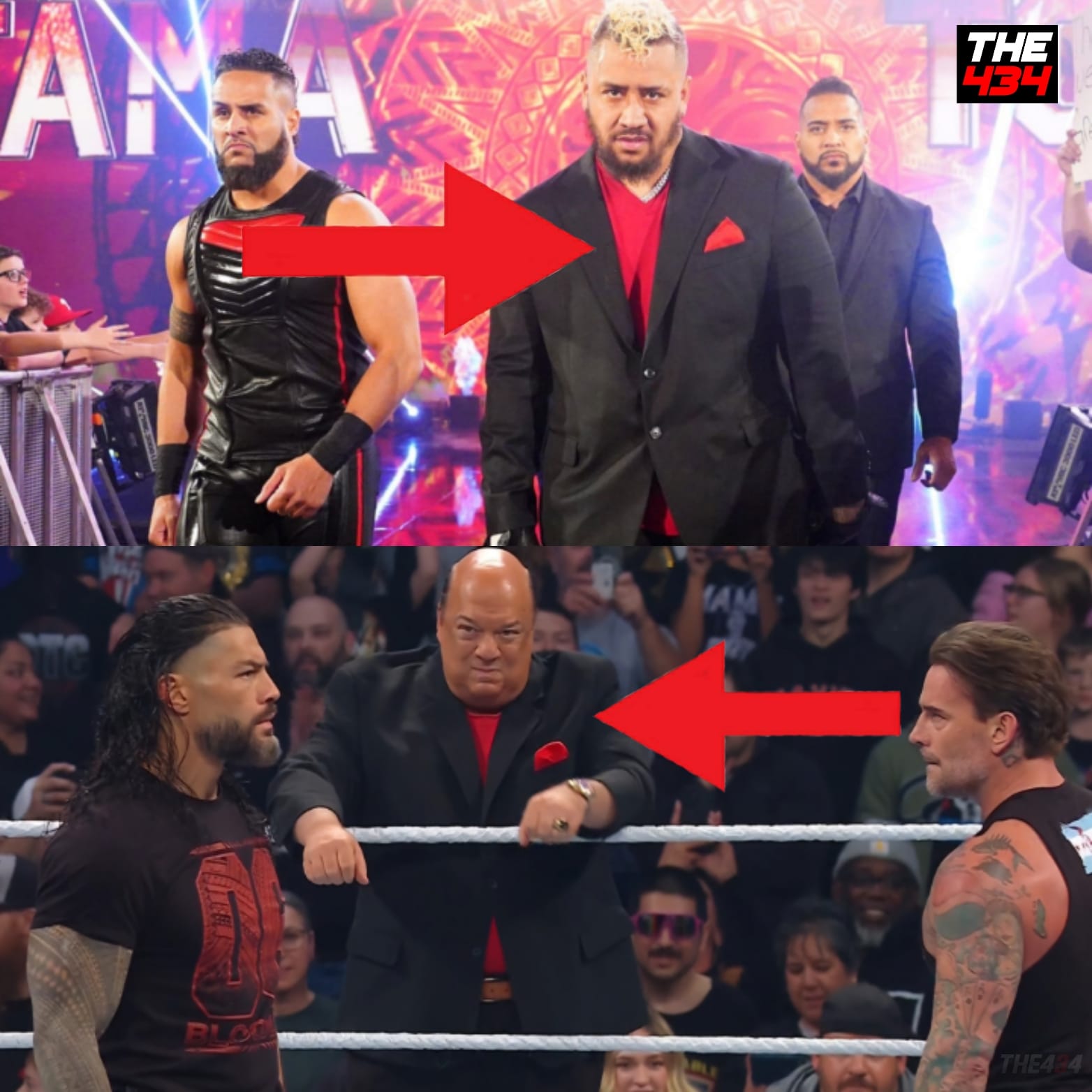 Solo Sikoa Paul Heyman Same Dress Outfit