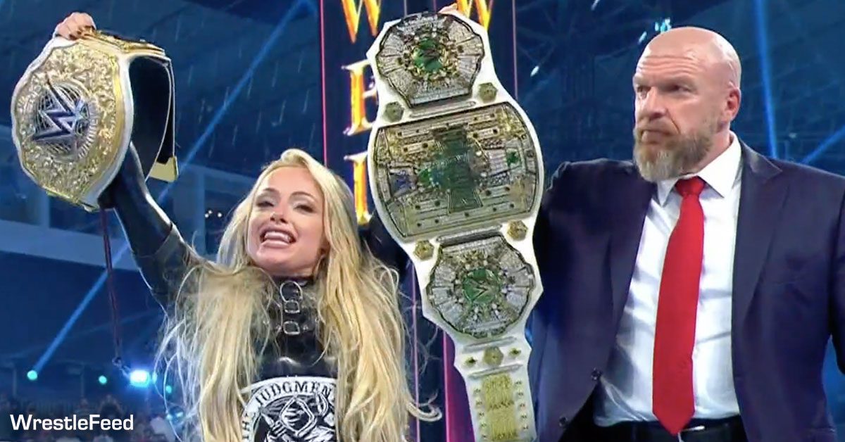 Women's World Champion Liv Morgan Wins WWE Crown Jewel Championship 2024 Triple H WrestleFeed App