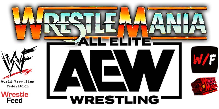 AEW WrestleMania Logos Article Pic WrestleFeed App
