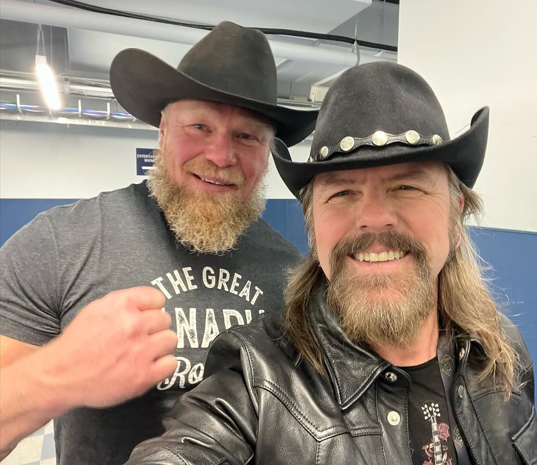 Brock Lesnar with Jason McCoy December 2024