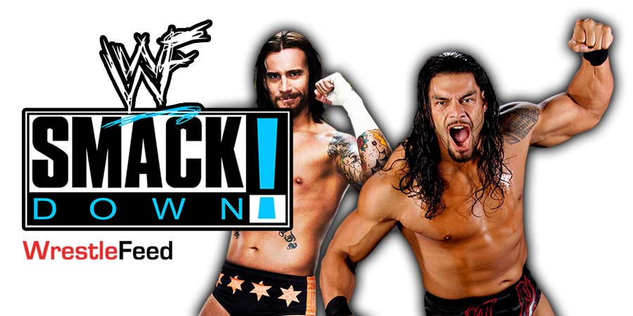 CM Punk And Roman Reigns SmackDown Article Pic 1 WrestleFeed App