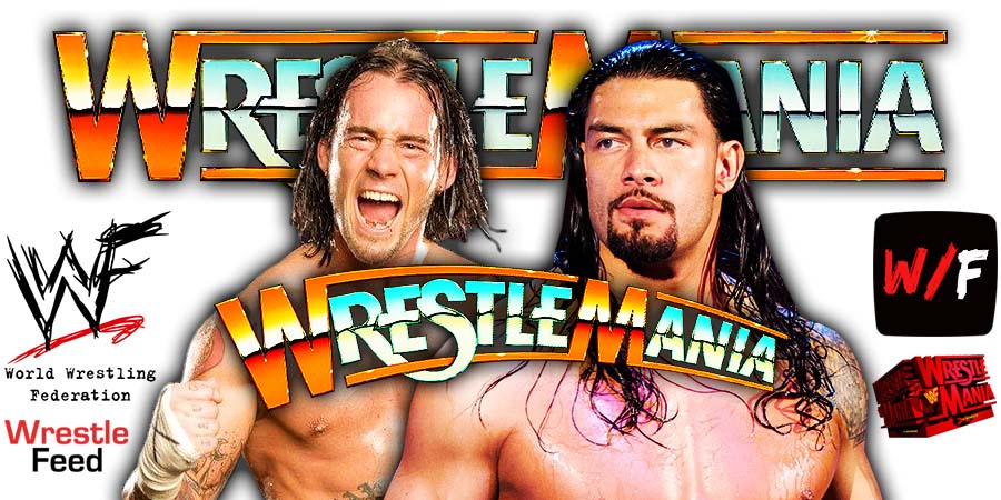 CM Punk Vs Roman Reigns WrestleMania 2 WrestleFeed App