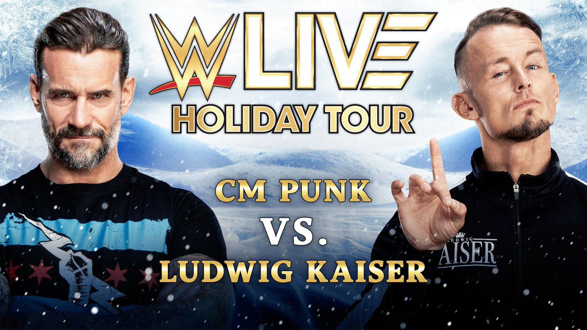 CM Punk vs Ludwig Kaiser WWE Live Event December 2024 MSG Madison Square Garden