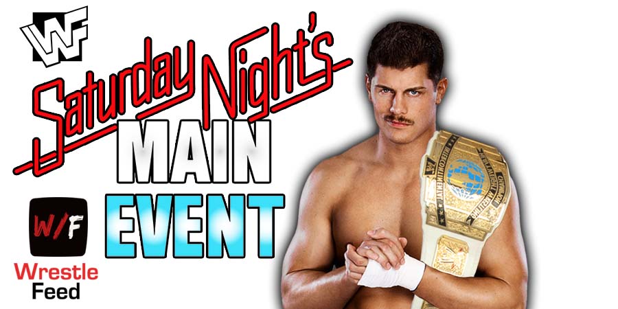 Cody Rhodes SNME Saturday Night's Main Event 1 Article Pic WrestleFeed App
