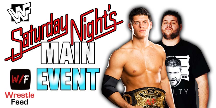 Cody Rhodes Vs Kevin Owens Saturday Night's Main Event 1 WWE WWF WrestleFeed App