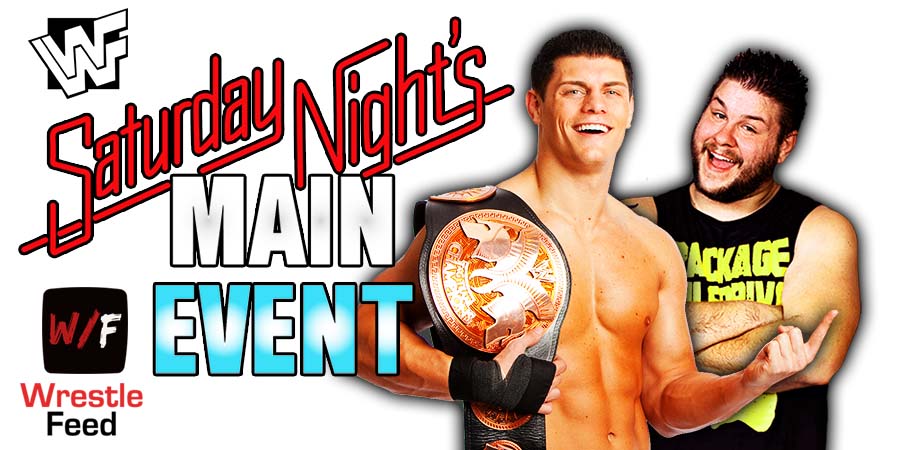 Cody Rhodes Vs Kevin Owens Saturday Night's Main Event 2 WWE WWF WrestleFeed App