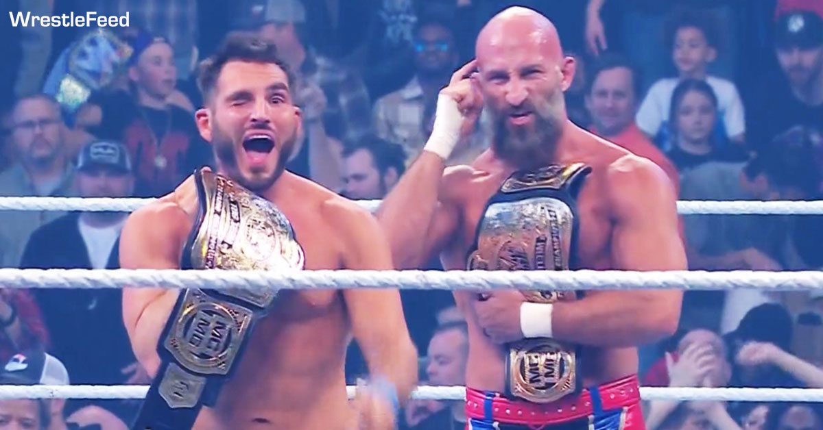DIY Johnny Gargano Heel Turn Tommaso Ciampa Win WWE Tag Team Championship SmackDown December 6 2024 WrestleFeed App