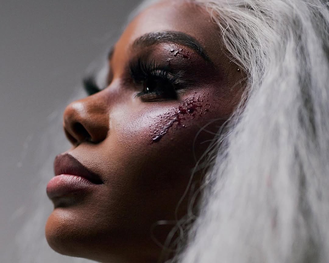 Jade Cargill Blood On Face