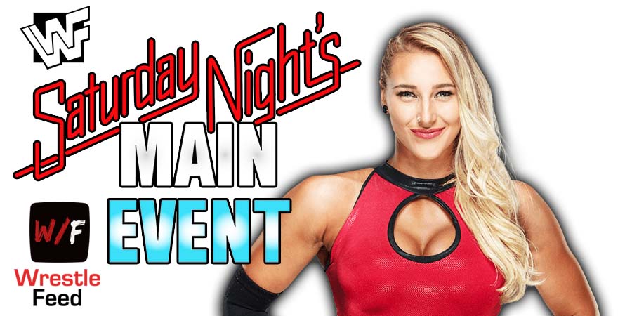 Rhea Ripley SNME Saturday Night's Main Event 1 Article Pic WrestleFeed App