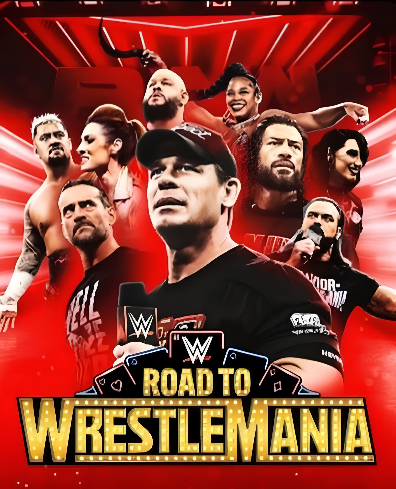 Road To WrestleMania 41 Graphic Poster