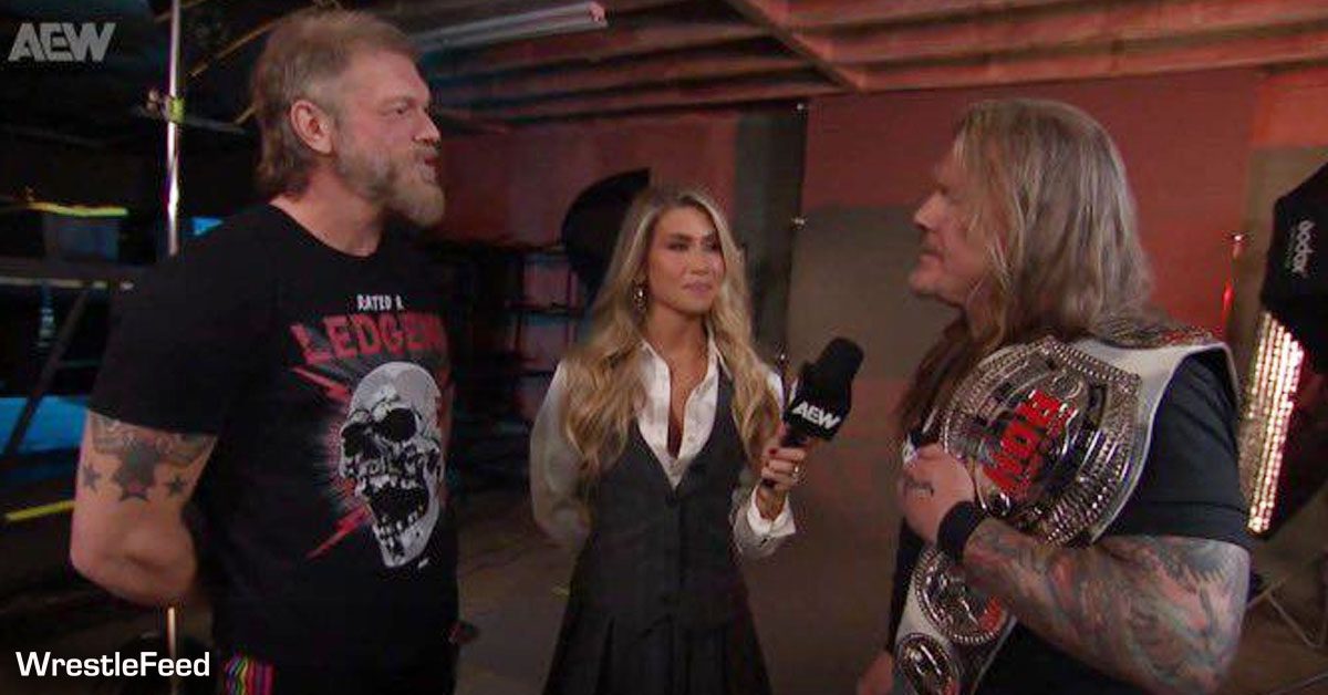 Edge Adam Copeland Cope Lexy Nair Chris Jericho ROH World Champion AEW Collision January 4 2025 WrestleFeed App