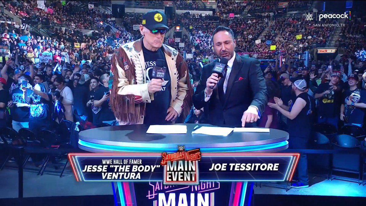 Jesse The Body Ventura Joe Tessitore WWE Saturday Night's Main Event January 25 2025