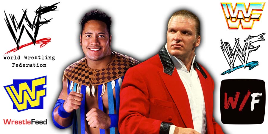 The Rock Rocky Maivia And HHH Triple H Article Pic WrestleFeed App