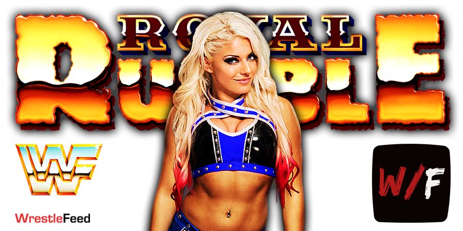 Alexa Bliss Royal Rumble WrestleFeed App