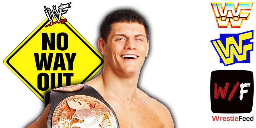 Cody Rhodes Elimination Chamber No Way Out 4 WrestleFeed App