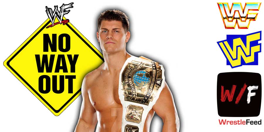 Cody Rhodes Elimination Chamber No Way Out 6 WrestleFeed App