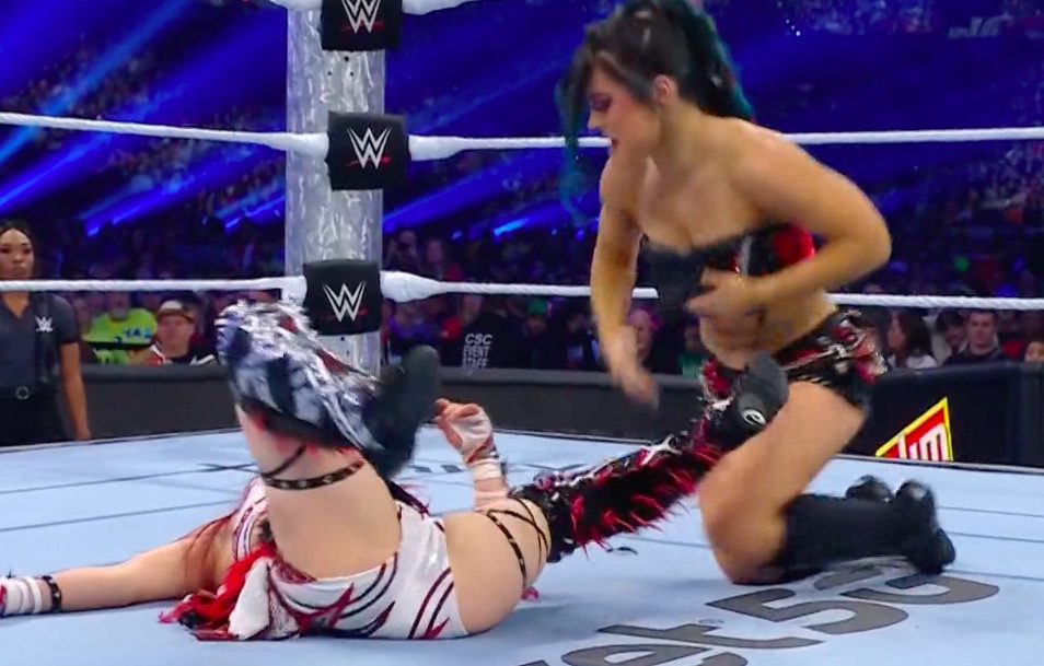 Lyra Valkyria Wardrobe Malfunction WWE Royal Rumble 2025