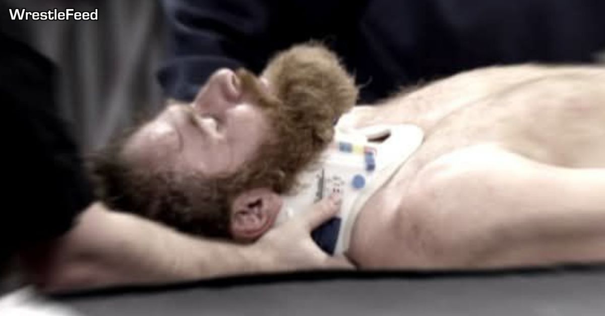Sami Zayn Hurt Injured Injury On A Stretcher WWE RAW 2025 WrestleFeed App