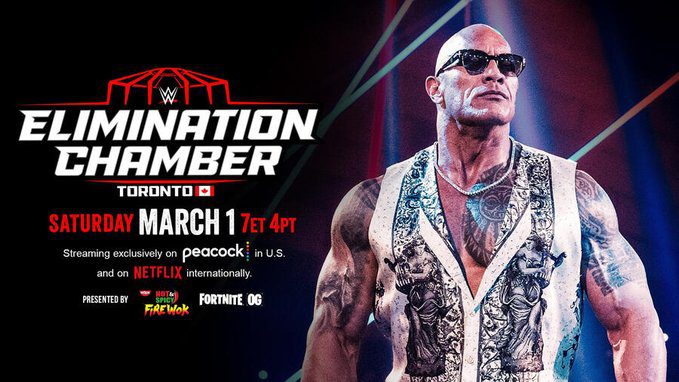 The Rock Elimination Chamber ad
