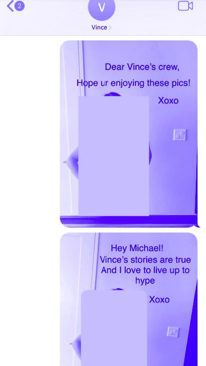 Vince McMahon Janel Grant Michael Hayes Text Messages