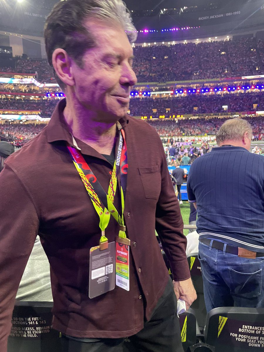 Vince McMahon NFL Super Bowl 2025